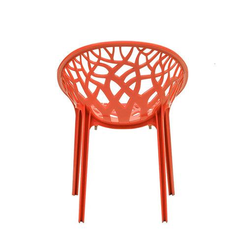 Nilkamal Crystal PP Chairs (Red Color)