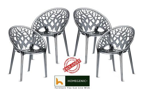 Nilkamal Crystal PC Chairs (Dream Grey)