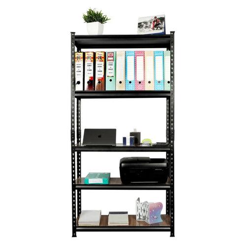 Homegenic Boltless Multi Purpose Adjustable Rack with Laminated Engineered Wood Shelves