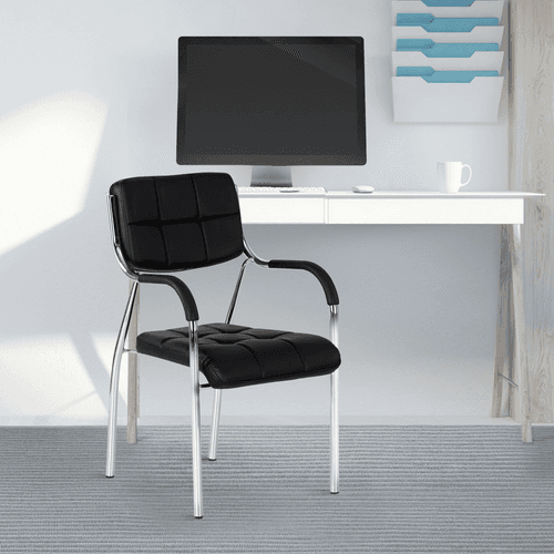 Bentwood Indus Leatherette Visitor Office Chair