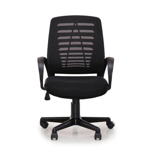 Nilkamal Elantra Mid Back Chair (Black)