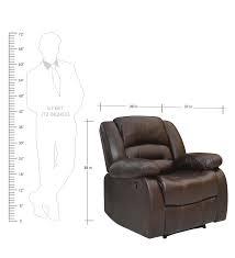 Nilkamal Inpro Single Seater Recliner (Dark Brown)