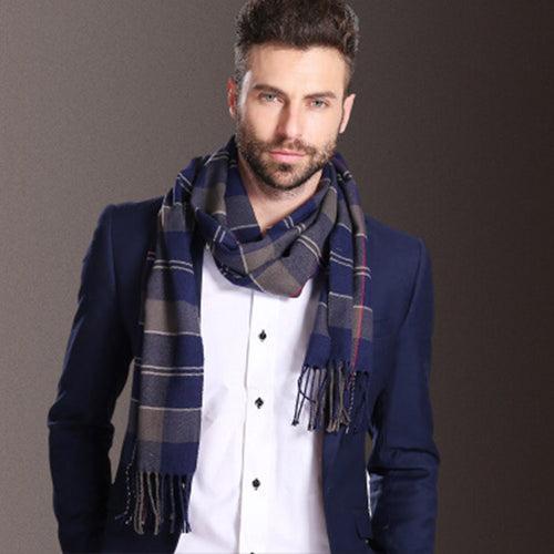 Winter Warm Checks Scarf/Muffler