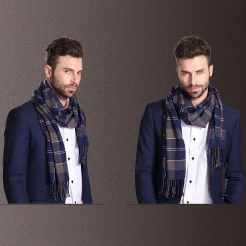 Winter Warm Checks Scarf/Muffler