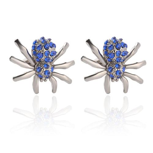 Crystal Spider Cufflinks