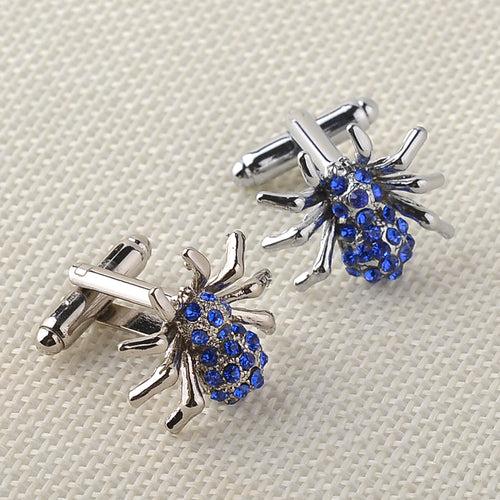 Crystal Spider Cufflinks