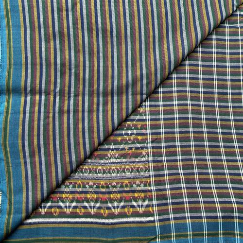 Paramatmika multicoloured cotton Patola Ikat saree