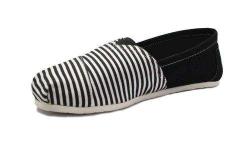 Black and White Espadrilles