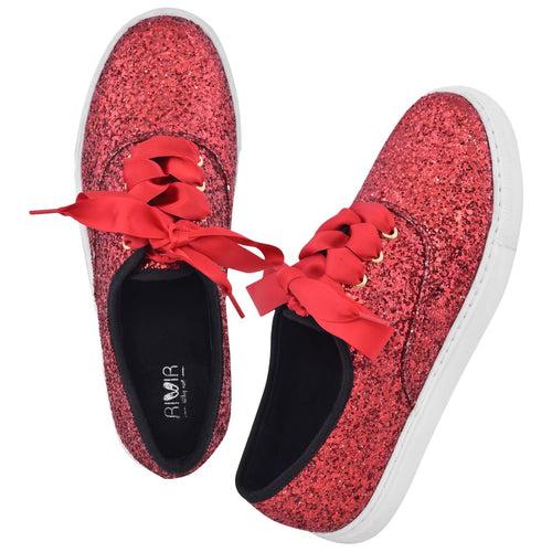 Red Flare Women's Sneakers