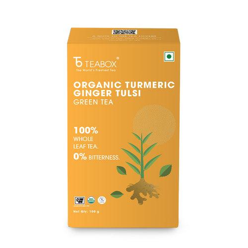 Organic Turmeric Ginger Tulsi Green