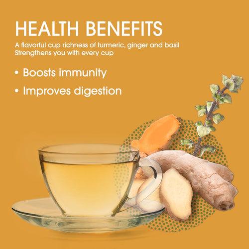 Organic Turmeric Ginger Tulsi Green