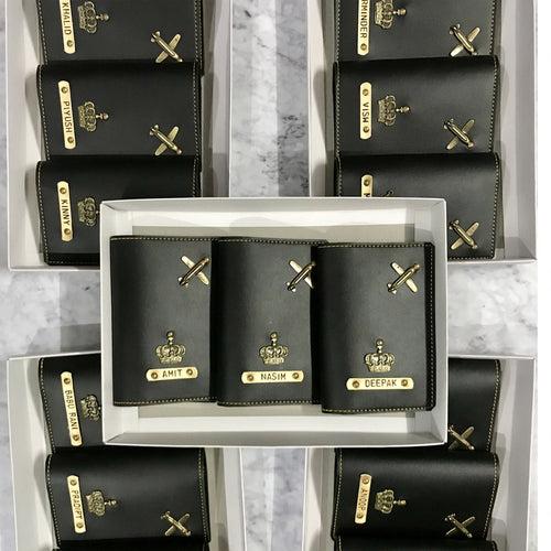 Passport Covers (Black) - One Charm