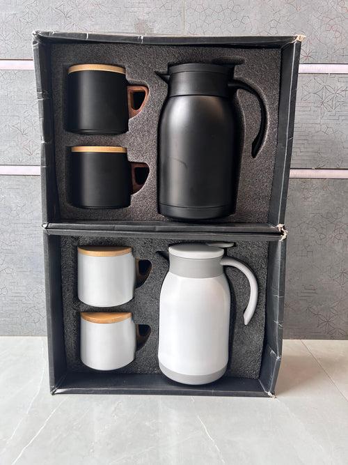 Personalized Kettle & Mug Set (Stainless Steel) | Diwali Special