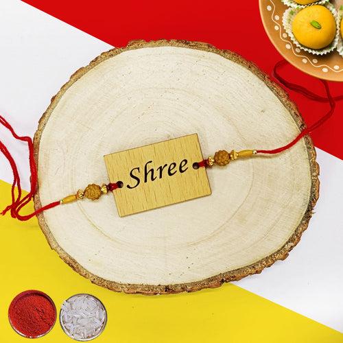 Personalised Name Wooden Rakhi