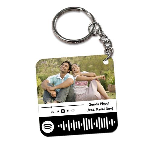 Spotify Plaque Keychain