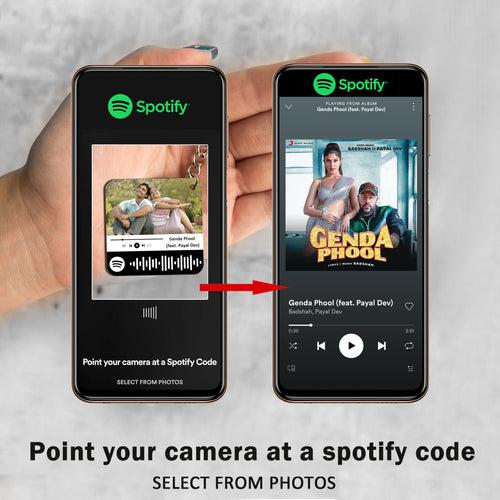 Spotify Plaque Keychain