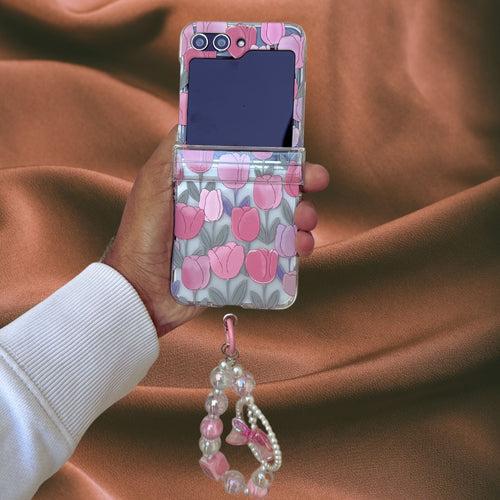Cute Tulips Luxury Cover (with Lanyard)