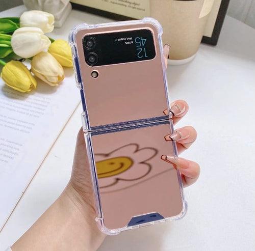 Rose Gold Mirror Shockproof Cover