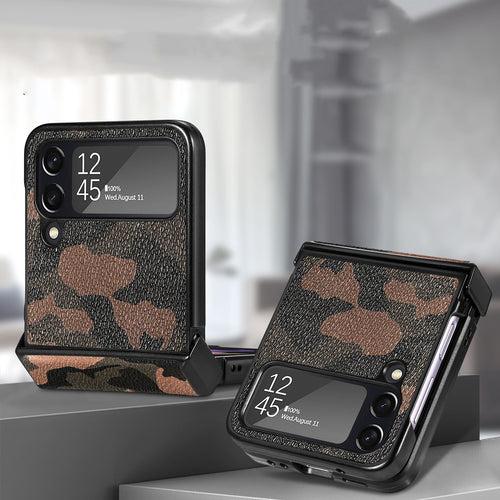 Camo Pattern Leather Luxury Case