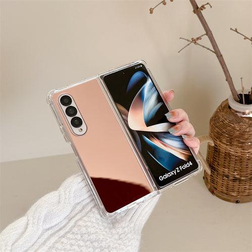 Rose Gold Mirror Shockproof Cover