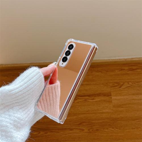 Rose Gold Mirror Shockproof Cover