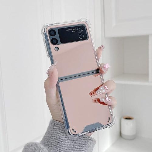 Rose Gold Mirror Shockproof Cover