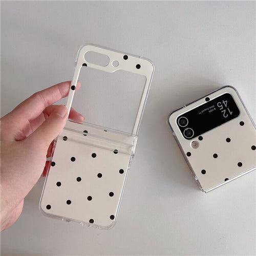 Polka Dots Matte Cover(with Lanyard)