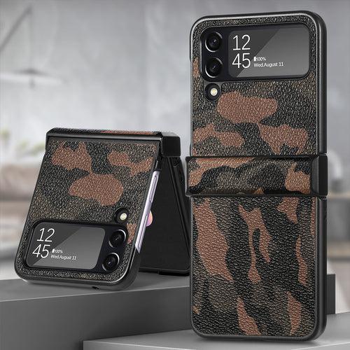 Camo Pattern Leather Luxury Case