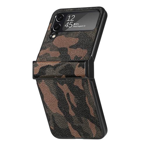 Camo Pattern Leather Luxury Case