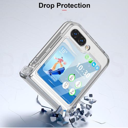Premium Shockproof Transparent Cover (with Hinge protection)