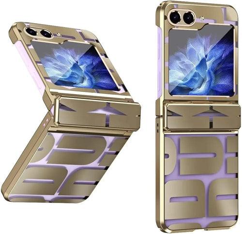 Gold Electroplated Premium Retro Style Glass Cover (with Hinge protection)