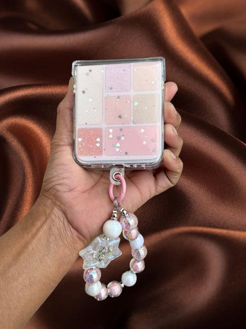 Elegant Makeup Blocks Glitter Cover(with Lanyard)