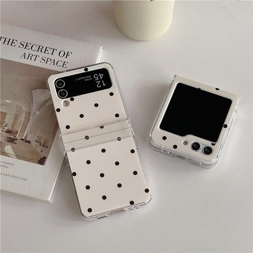 Polka Dots Matte Cover(with Lanyard)