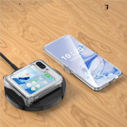 Premium Shockproof Transparent Cover (with Hinge protection)