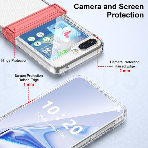 Premium Shockproof Transparent Cover (with Hinge protection)