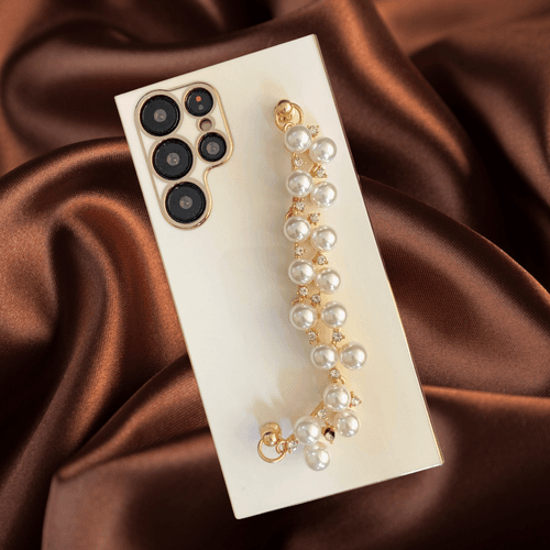 Elegant Pearl Rhinestones Bracelet Cover