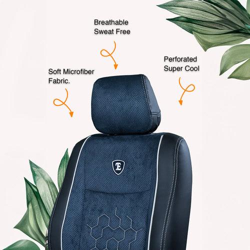 Icee Perforated Fabric Car Seat Cover For Maruti XL6