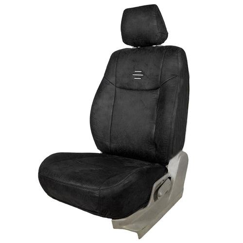 Nubuck Patina Leather Feel Fabric Car Seat Cover For Mahindra XUV 3XO