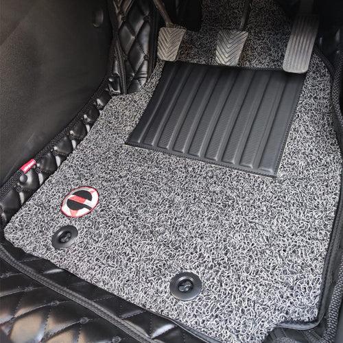 7D Car Floor Mats Black and Red For Mahindra XUV 3XO