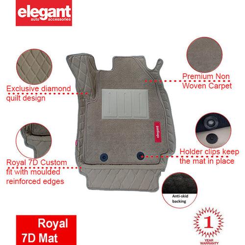 Royal 7D Car Floor Mats For New Kia Sonet