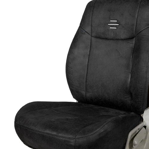 Nubuck Patina Leather Feel Fabric Car Seat Cover For Mahindra XUV 3XO