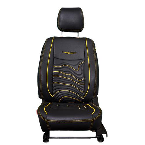 Adventure Art Leather Car Seat Cover For MG Hector Plus