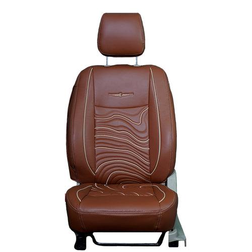 Adventure Art Leather Car Seat Cover For Maruti Brezza