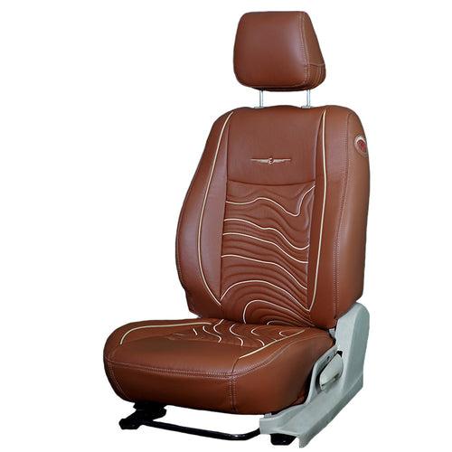 Adventure Art Leather Car Seat Cover For Maruti Brezza