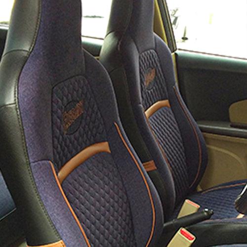 Denim Retro Velvet Fabric Car Seat Cover For Jeep Compass