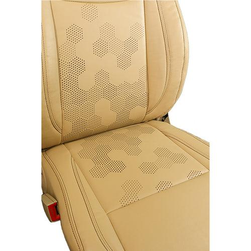 Nappa PR HEX Art Leather Car Seat Cover For MG Hector