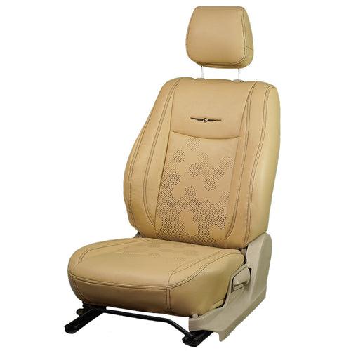 Nappa PR HEX  Art Leather Car Seat Cover For Kia Sonet