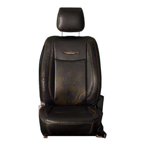 Nappa PR HEX  Art Leather Car Seat Cover For MG Hector Plus