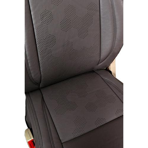 Nappa PR HEX  Art Leather Car Seat Cover For MG Hector Plus