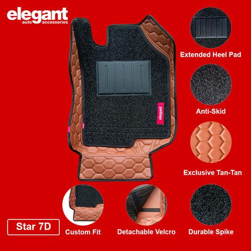 Star 7D Car Floor Mats For Kia Seltos